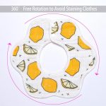 6pcs Baby Petal Bibs 360Degree Rotating Multicolor 100percent Cotton Super Soft and Absorbent with 8 Layers of Gauze Suitable for 03 Years Old Boys and Girls Who Are Teethi - Image 2